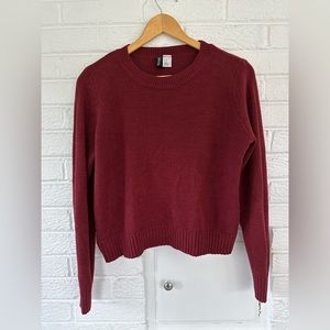 H&M Red Knit Sweater